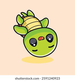 Desain Vector Icon Turtle Simple