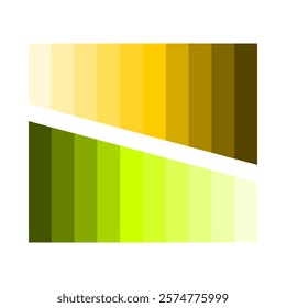 Desaturated Gradient Stripes in Warm Yellow Tones