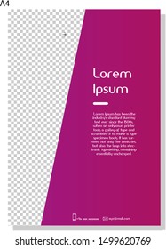 Descent and clean brochure with bold text and creative look can be used in any brochure, Proposal, pamphlet and for business report. Based on Bauhaus, Memphis, Abstract, Geometrical and Descent style.