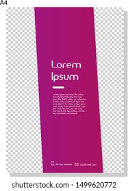 Descent and clean brochure with bold text and creative look can be used in any brochure, Proposal, pamphlet and for business report. Based on Bauhaus, Memphis, Abstract, Geometrical and Descent style.