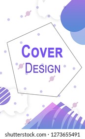 Descent and clean cover with bold text and creative look can be used in any proposal, pamphlet, business report and for greetings. Based on Bauhaus, Memphis, Abstract, Geometrical and Descent style.