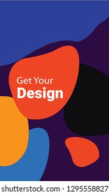 Descent and clean cover with bold text and creative look can be used in any proposal, pamphlet, business report and for greetings. Based on Bauhaus, Memphis, Abstract, Geometrical and Descent style.