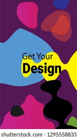 Descent and clean cover with bold text and creative look can be used in any proposal, pamphlet, business report and for greetings. Based on Bauhaus, Memphis, Abstract, Geometrical and Descent style.