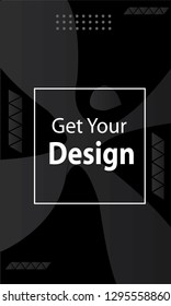 Descent and clean cover with bold text and creative look can be used in any proposal, pamphlet, business report and for greetings. Based on Bauhaus, Memphis, Abstract, Geometrical and Descent style.