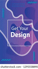 Descent and clean cover with bold text and creative look can be used in any proposal, pamphlet, business report and for greetings. Based on Bauhaus, Memphis, Abstract, Geometrical and Descent style.