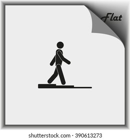 Descent down the stairs.
