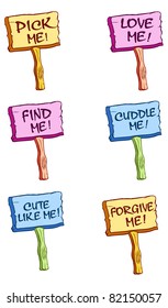 Describe your feeling with the signs