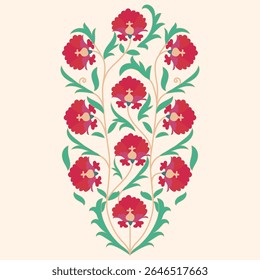Description
This carpet features traditional Uzbek Turkic patterns, with vibrant colors and intricate geometric and floral motifs, reflecting the rich cultural heritage and craftsmanship of Uzbekistan