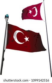 Description:
Turkish Flag on Pole
