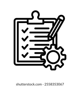 Description Vector Lineal Icon on white background.