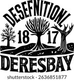 Desefnition 1817 deresbay trees landscape design