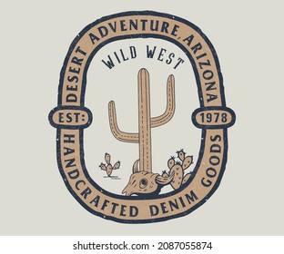 desert adventure arizona vector illustration artwork 