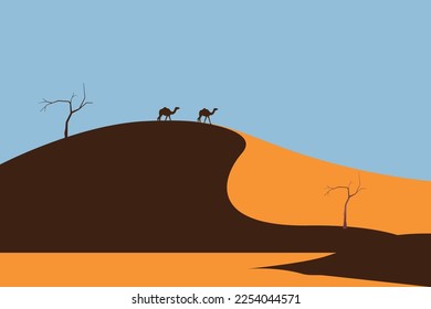 Desert in Al-Ain city in the UAE