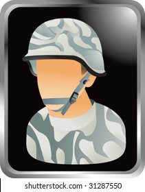 desert army man on web icon