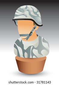 bestia de soldado del ejército del desierto