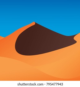 desert background vector illustration
