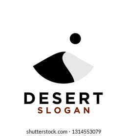desert black logo icon designs vector