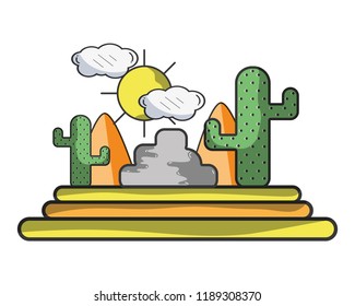 Desert and cactus