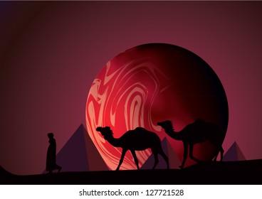 Desert and Camel