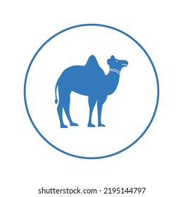 Desert camel wild animal icon | Circle version icon |