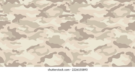 Desert camouflage military pattern. Vector camouflage pattern for clothing design.