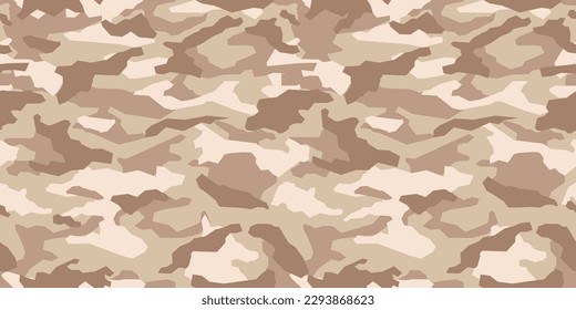 Desert camouflage military pattern. Vector camouflage pattern for clothing design.