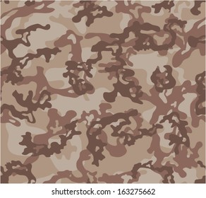 Desert camouflage seamless pattern.