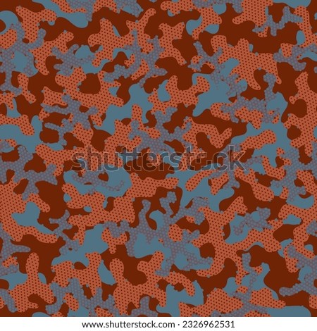 Desert Camouflage Seamless Pattern. Camouflage Color Green Seamless Modern Graphic Print. Brown Seamless Creative Vector Backdrop. Beige Repeated Artistic Graphic Wrapping. Camoflage