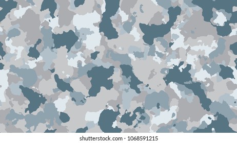 Desert camouflage seamless pattern. Vector military texture, army ?amo clothing while hunting illustration. Khaki design style for t-shirt.