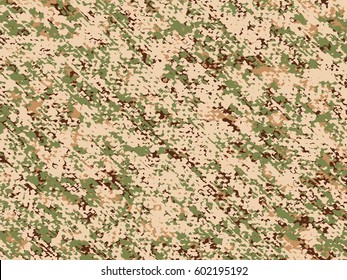 Desert camouflage texture background, vector design