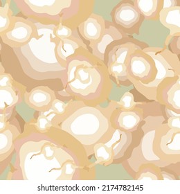Desert camouflage of various shades of brown, beige and green colors. It is a colorful seamless pattern that can be used as a camo print for clothing and background and backdrop or computer wallpaper