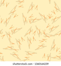 Desert camouflage of various shades of orange, beige and yellow colors. It is a colorful seamless pattern that can be used as a camo print for clothing and background and backdrop or wallpaper