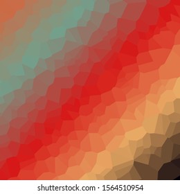 desert Color Abstract trianglify Generative Art background illustration