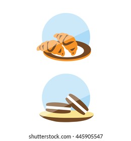 desert - croissant, cookie