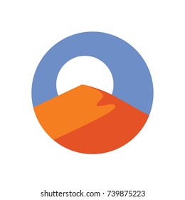 Desert dunes background