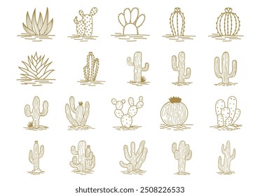 Desert Dwellers Cactus Element Set