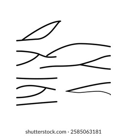 desert egypt line icon vector. desert egypt sign. isolated contour symbol black illustration