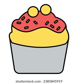 Desert  Fill inside vector icon which can easily modify or edit