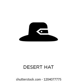 desert Hat icon. desert Hat symbol design from Desert collection. Simple element vector illustration on white background.