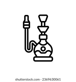 Wüstenhookah-Leitbild Vektorgrafik