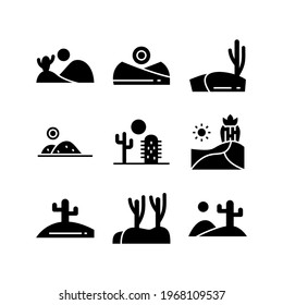 desert icon or logo isolated sign symbol vector illustration - Collection of high quality black style vector icons
