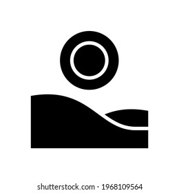 desert icon or logo isolated sign symbol vector illustration - high quality black style vector icons
