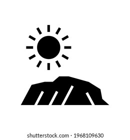 desert icon or logo isolated sign symbol vector illustration - high quality black style vector icons
