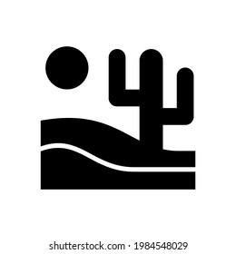 desert icon or logo isolated sign symbol vector illustration - high quality black style vector icons
