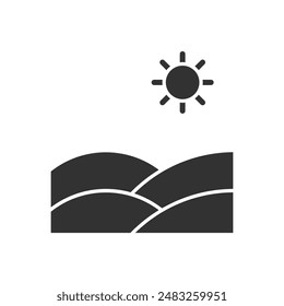 Desert Icon Sign Symbol Vector