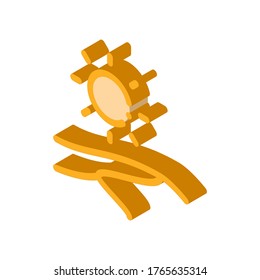 Desert Icon Vector. Isometric Desert sign. color isolated symbol illustration