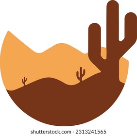 desert icon.eps VECTOR SIMPE ICON REFFER TO DESERT