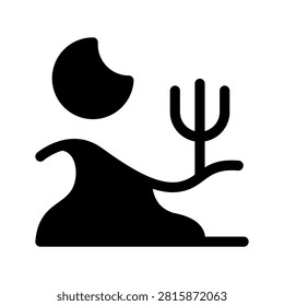 Desert Icon Vector Symbol Design Illustration