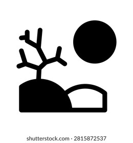Desert Icon Vector Symbol Design Illustration