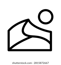 Desert Icon Vector Symbol Design Illustration